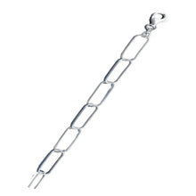 Load image into Gallery viewer, Sterling Silver Anti-Tarnish Wired Staple 080 Chain