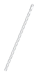Sterling Silver Polished Long Curb 120 Chain