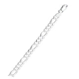 Sterling Silver Super Flat Figaro 150-5.8MM Chain