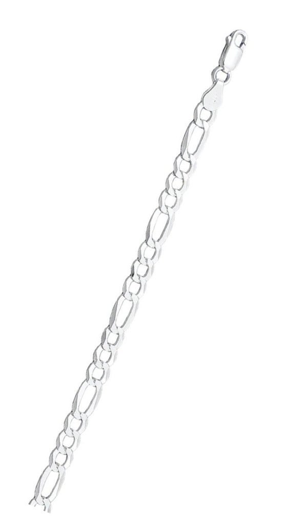 Sterling Silver Super Flat Figaro 150 Chain