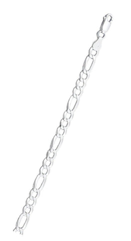 Sterling Silver Super Flat Figaro 150 Chain