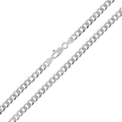 Sterling Silver 070-3MM Super Flat Curb Chain