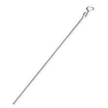 Load image into Gallery viewer, Sterling Silver Diamond Cut Box 012-0.6mm Chain