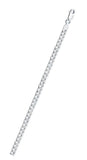 Sterling Silver Super Flat Concave Curb 100-4.2mm Chain