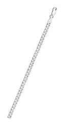 Sterling Silver Super Flat Concave Curb 100-4.2mm Chain