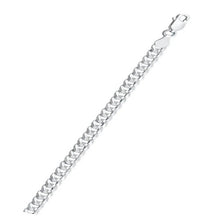 Load image into Gallery viewer, Sterling Silver Super Flat Concave Curb 150 Chain