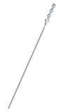 Sterling Silver Diamond Cut Box 012 Chain With Extension
