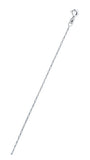 Sterling Silver Flat Oval Cable 020 Chain