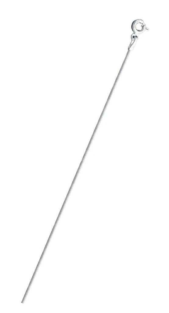 Sterling Silver Round Snake 010 Chain