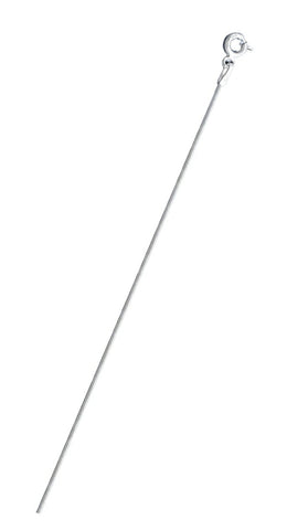 Sterling Silver Round Snake 010 Chain