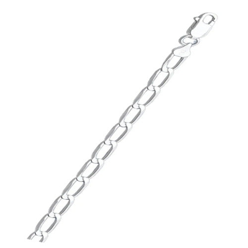 Sterling Silver Anti-Tarnish Long Curb 140 Chain