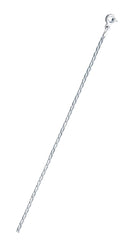 Sterling Silver Anti-Tarnish Long Curb 040 Chain