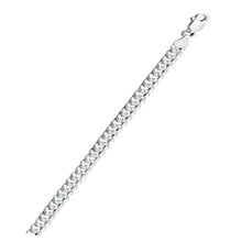 Load image into Gallery viewer, Sterling Silver Anti-Tarnish Super Flat Concave Curb 120 Chain