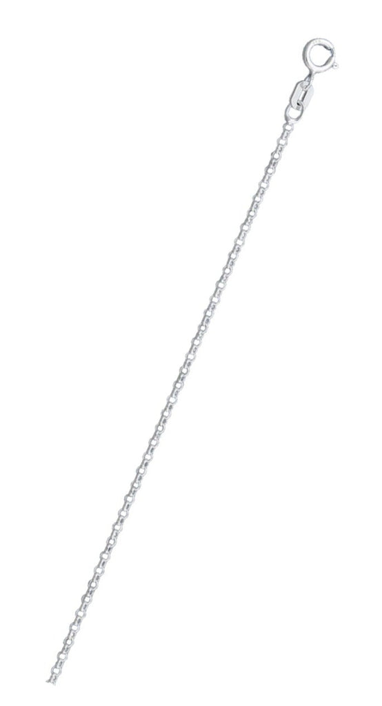 Sterling Silver Anti-Tarnish Flat Rolo 020 Chain