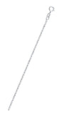 Sterling Silver Anti-Tarnish Flat Rolo 020 Chain