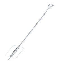 Load image into Gallery viewer, Sterling Silver Anti Tarnish 030 Cable Chain With Beads