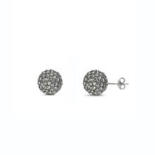 Load image into Gallery viewer, Sterling Silver Crystal Ball Earring
