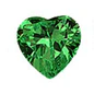 Load image into Gallery viewer, Sterling Silver Rhodium Plated 4mm Heart Color CZ Earrings