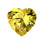 Sterling Silver Rhodium Plated 5mm Heart Color CZ Earrings