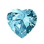 Load image into Gallery viewer, Sterling Silver Rhodium Plated 7mm Heart Color CZ Earrings