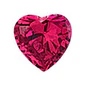 Load image into Gallery viewer, Sterling Silver Rhodium Plated 8mm Heart Color CZ Earrings