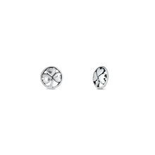 Load image into Gallery viewer, Sterling Silver Shamrock Stud Earrings