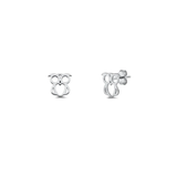 Sterling Silver Owl Stud Earrings