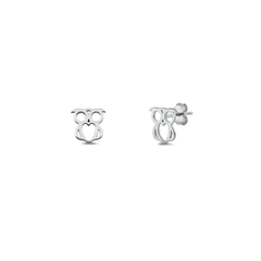 Sterling Silver Owl Stud Earrings