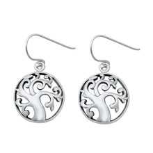Load image into Gallery viewer, Sterling Silver Oxidized Tree Assorted Plain Earrings
