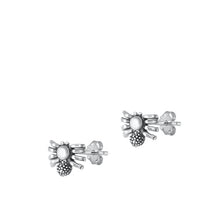 Load image into Gallery viewer, Sterling Silver Oxidized Spider Earrings