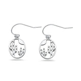 Sterling Silver Oxidized And Polished Desert Earrings