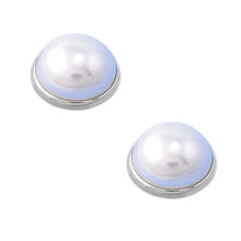 Load image into Gallery viewer, Sterling Silver Pearl Earrings