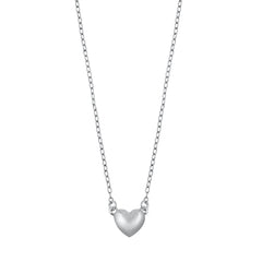 Sterling Silver Rhodium Plated Butterfly Clear CZ Necklace