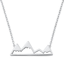 Load image into Gallery viewer, Sterling Silver Mountains Necklace