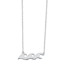 Load image into Gallery viewer, Sterling Silver Waves Necklace