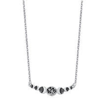 Load image into Gallery viewer, Sterling Silver 5.7mm Moon Phases Necklace