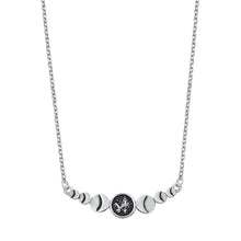 Load image into Gallery viewer, Sterling Silver Moon Phases Necklace