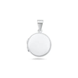 Sterling Silver Polished 18mm Round Locket Pendant