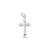 Sterling Silver Polished Cross Pendant