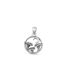 Load image into Gallery viewer, Sterling Silver Oxidized Mushrooms Pendant
