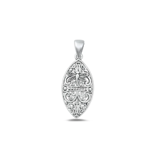 Load image into Gallery viewer, Sterling Silver Oxidized Celtic Dragonfly Pendant