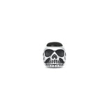 Sterling Silver Oxidized And Polished Black Onyx Skull Pendant
