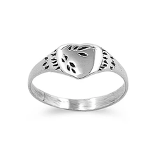 Load image into Gallery viewer, Sterling Silver Heart Baby Ring