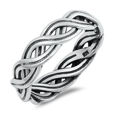Sterling Silver Braid Ring