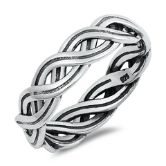 Sterling Silver Braid Ring