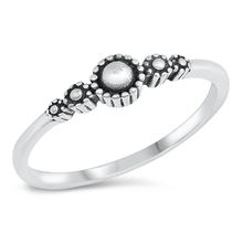 Load image into Gallery viewer, Sterling Silver Oxidized Bali Style Ring