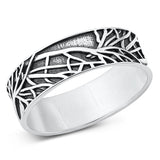 Sterling Silver Oxidized Tree Branches Ring