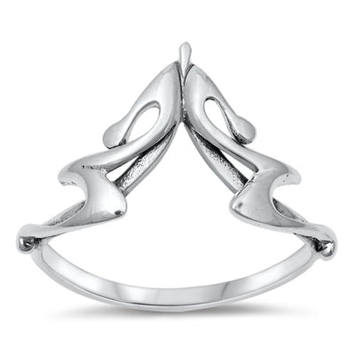 Sterling Silver Oxidized 12.9mm Ring