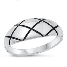 Load image into Gallery viewer, Sterling Silver Oxidized 8mm Ring