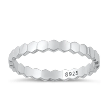 Load image into Gallery viewer, Sterling Silver Rhodium Plated 2.8mm Ring